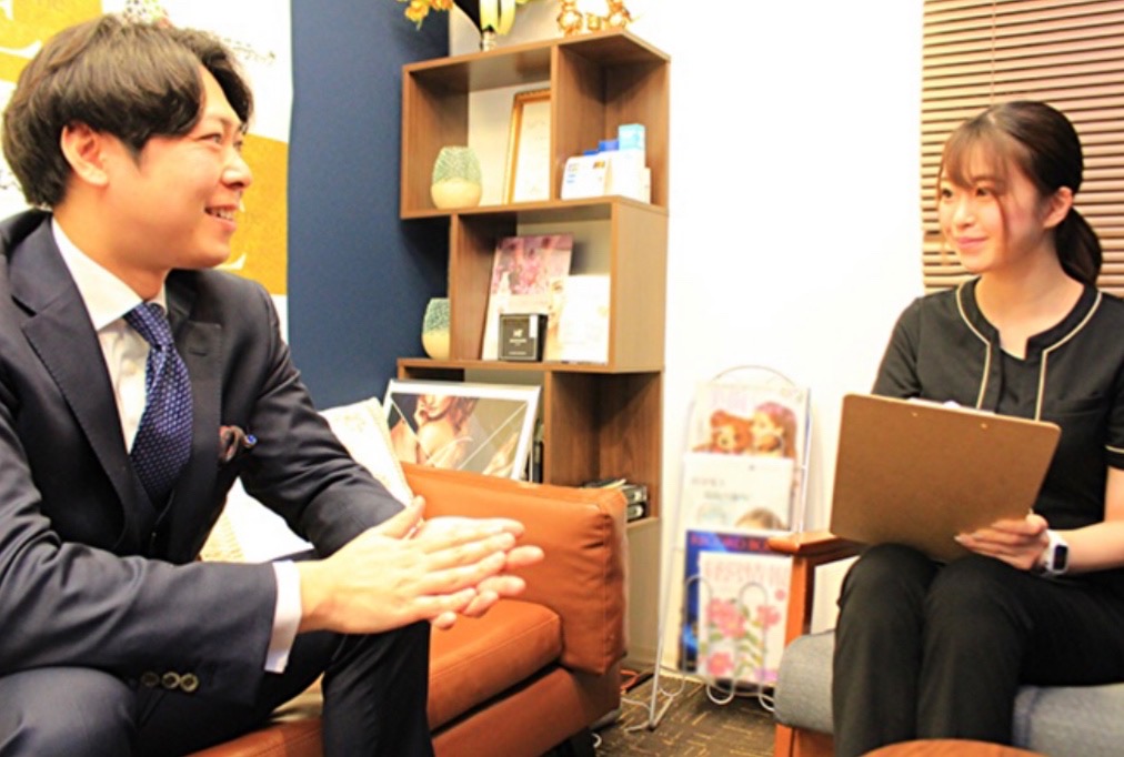 施術中の様子の写真